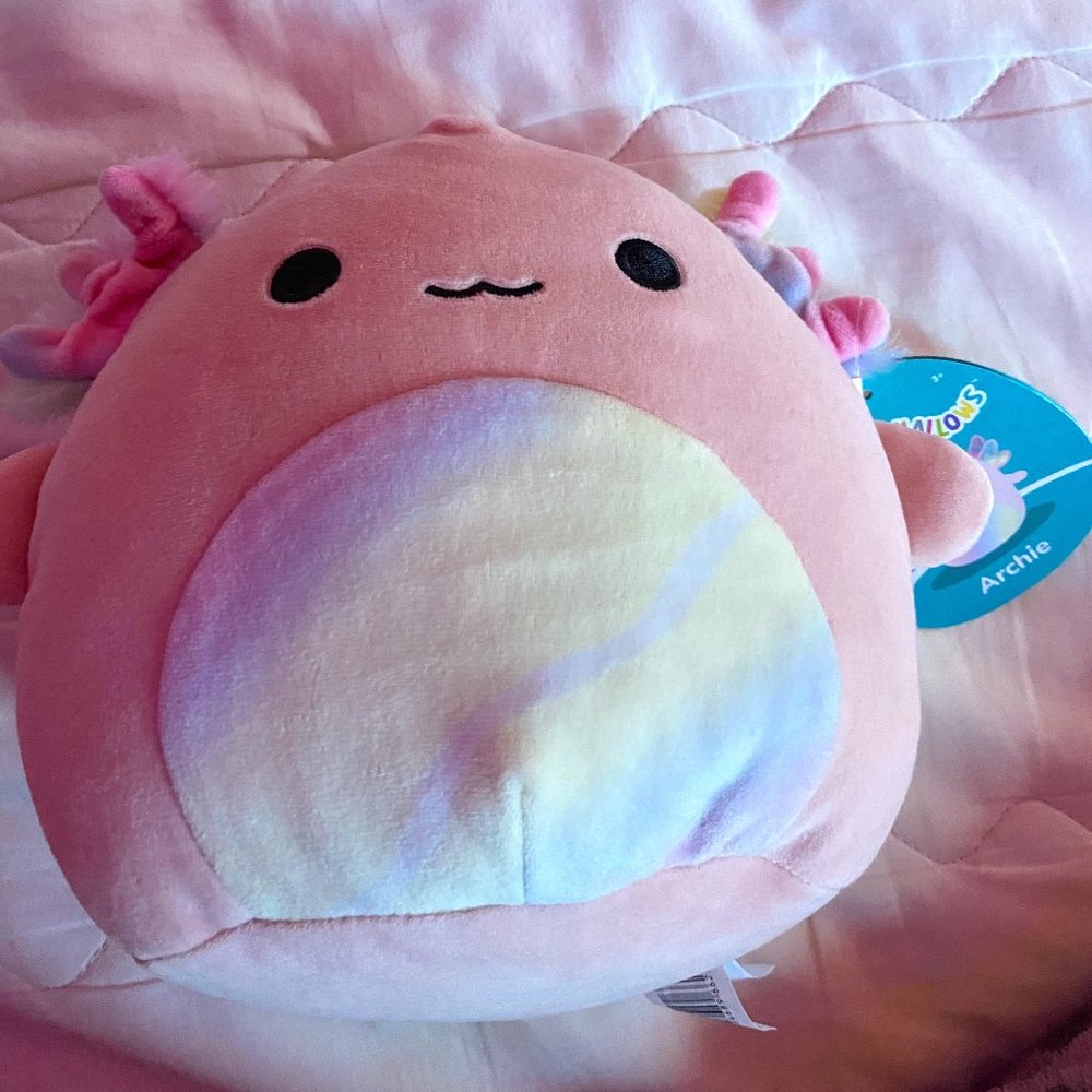 Squishmallows Rare Colorway Archie the Axolotl